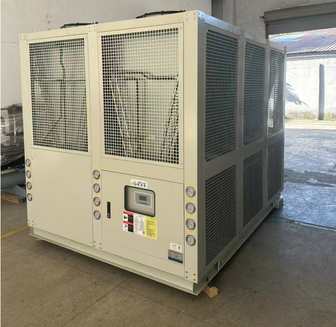 河南大型沼氣發電行業冷水機出口南美